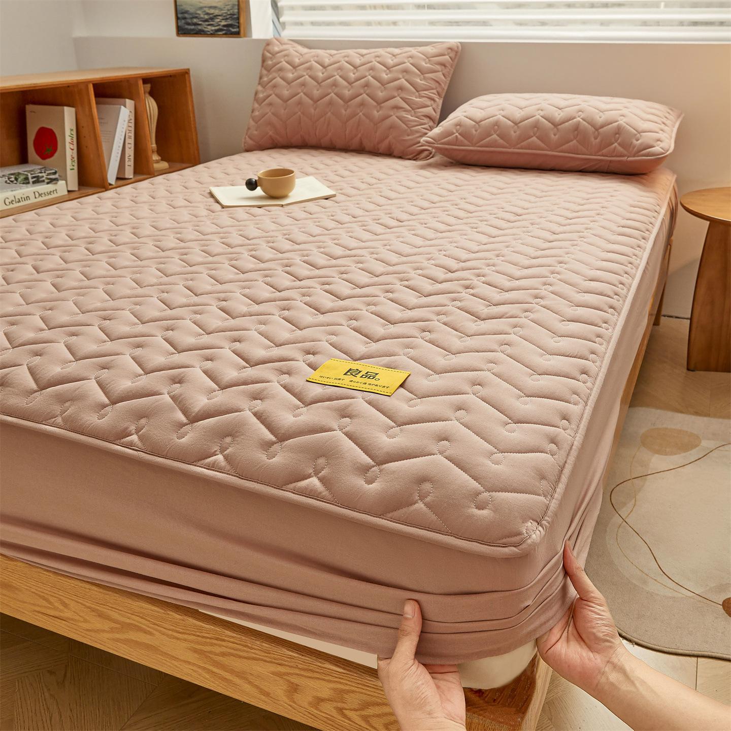 

Class A Cotton Quilted Sheets Household Anti-slip Protective Cover Student Dormitory Single and Double 90Cm * 190cm