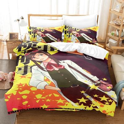 New Anime Gyakuten Saiban Bedding Set Single Twin Full Queen King Size Bed Set Adult Kid Bedroom Duvet Cover Sets Home Textiles
