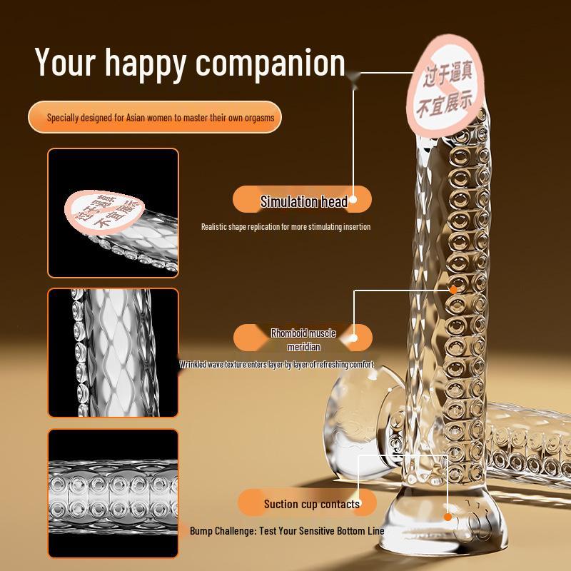 Deba Transparent Tentacle Crystal Anal Plug - Female Masturbator Adult Toy