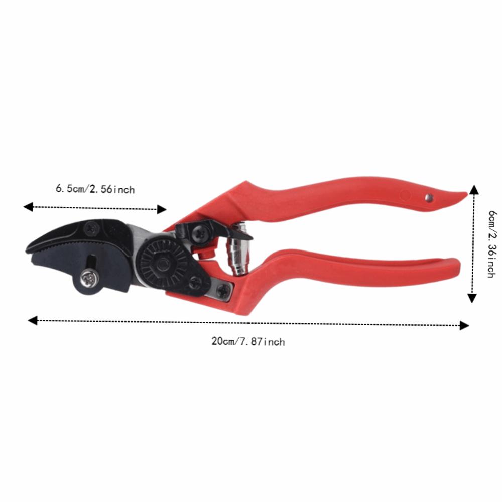 Red Garden Scissors Hand Operated Picking Scissors Professional Bonsai Pruner