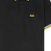 HUGO BOSS Polo Shirts Men's Black Polo Collar Moderate Straight Fit 50398302-016