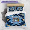 Coventry City Football Printed 3 Pieces Bedding Set, Comfortable Skin Friendly Bedroom Duvet Cover Set