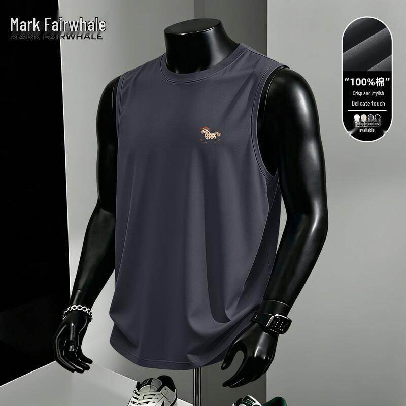 Mark Fairwhale Men s 2026 Summer Cotton Sleeveless Tank Top 2XL