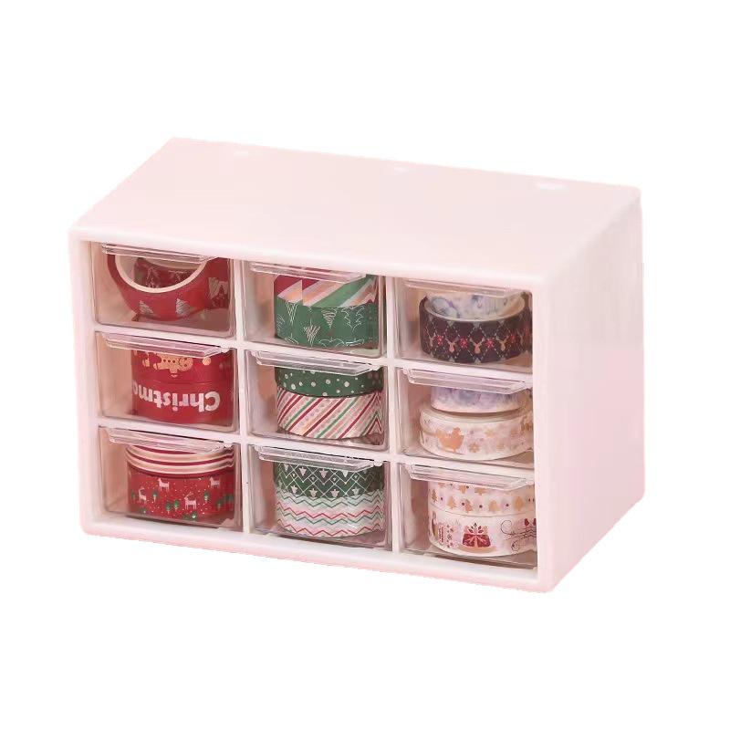 Prachotěsný úložný box inspirovaný srdcem: Organizér zásuvkového typu na psací potřeby, šperky, deníky, kosmetiku