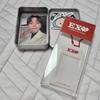 Baek Hyung Tin Case Sticker Set + ID Photo Keyring Set (ID Photo + Holder)