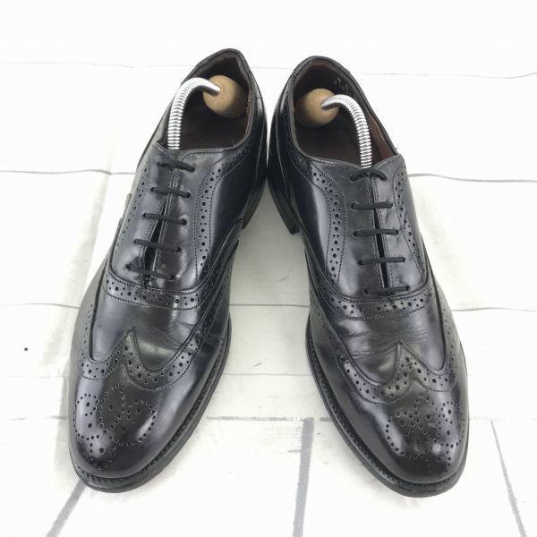 Vintage American Gentleman USA Leather Wingtip Black 26.5(USED)