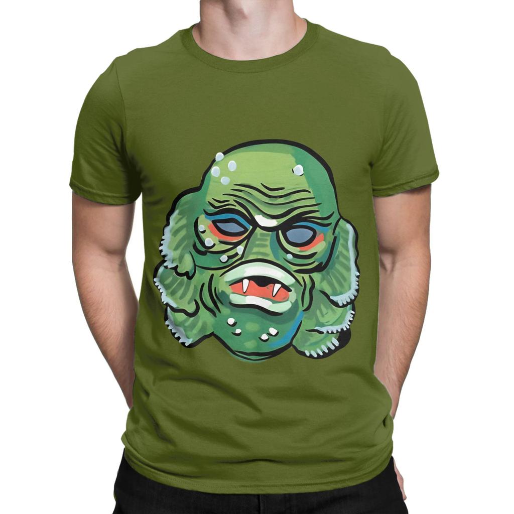 cCreature From The Black Lagoon Art Graphic 100 Cotton TShirt cCreature from the Black Lagoon Tees Tops For Unisex