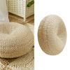 Natural Straw Round Pouf Handmade Woven Tatami Cushion Floor Japanese Style Cushion Home Textile Tea Ceremony Home Ground Mat