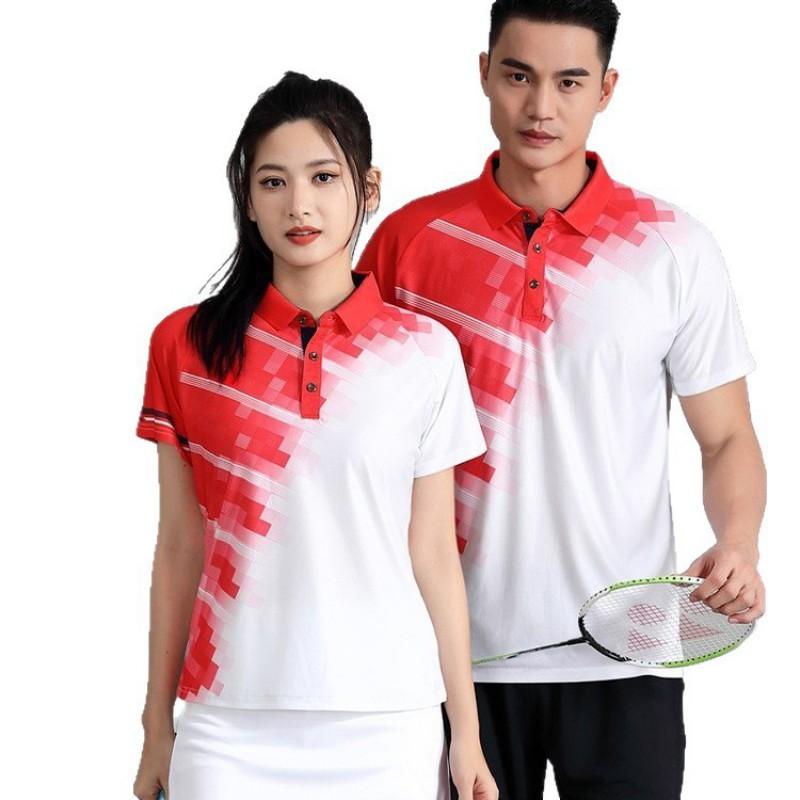 Quick-Dry Breathable Badminton Sport Set Unisex Short Sleeve Top Shorts Tennis Pickleball Running Gym