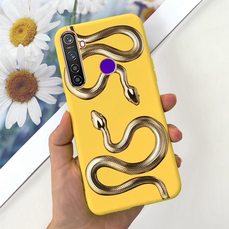 Fashion Case For Realme 5 Pro 5i 5s Soft Silicon Protective Cover For Realme5 5 i 5Pro Jelly Phone Cases