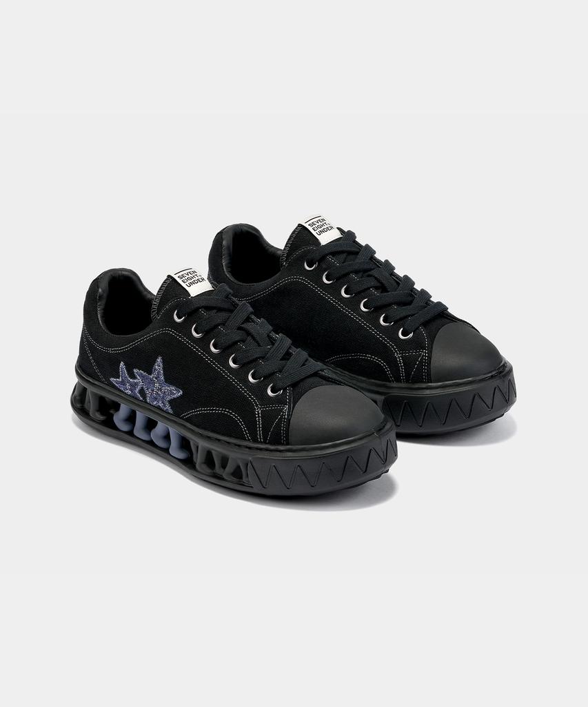 78Under M-6 Graphic Low Top_Ash Black