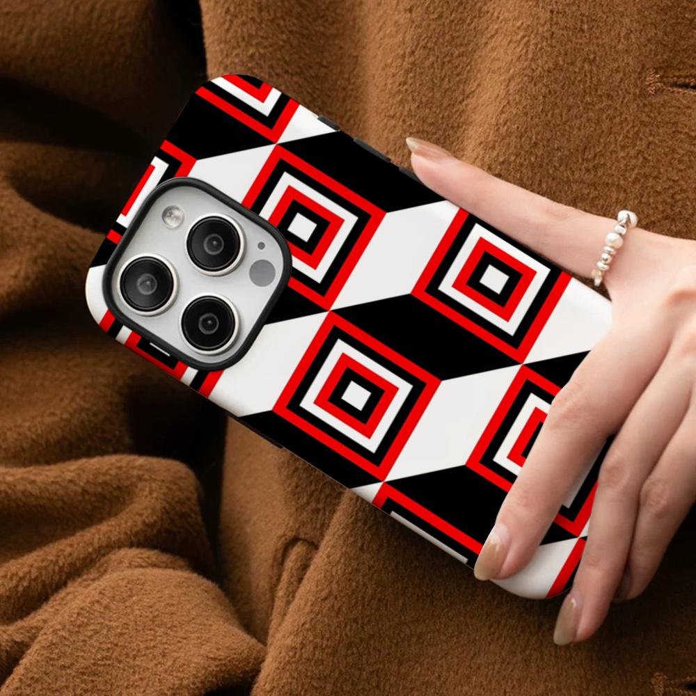 Bauhaus Exhibition Art Phone Case For IPhone 16 15 14 13 12 11 Pro Max Plus Samsung S24 S23 Ultra Glossy HD Hard PC Cover