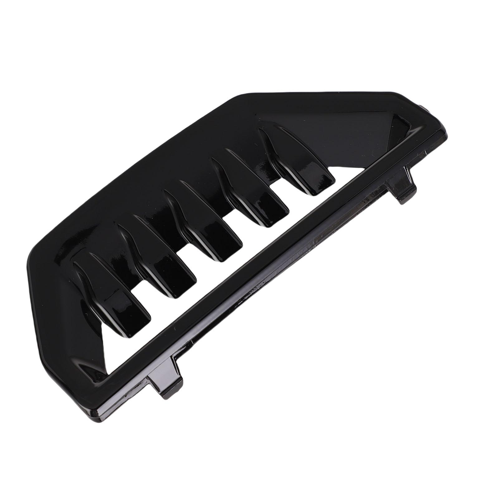 

Front Bumper Cover Air Duct Optimize Airflow Stylish Black Front Upper Fill Panel Replacement for 1500 2022 2024 Left Passenger side