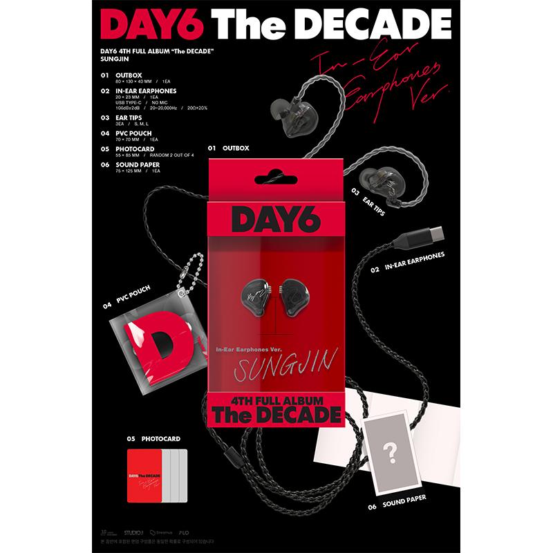 [Pre-order] DAY6 - 4th Full Album [The Decade] Earphones Ver. (Choose Members)