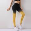Summer Gradient High-Waist Yoga Leggings: Butt-Lifting, Tight-Fit Sports Training Pants