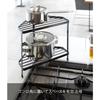 [Tower] Kitchen Corner Rack Black