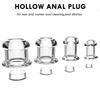 Hollow Anal Plug Silicone Tunnel Butt Plugs with Stopper Anal Dilator Anus Expansion Prostate Massage Sex Toys for Women Men Gay