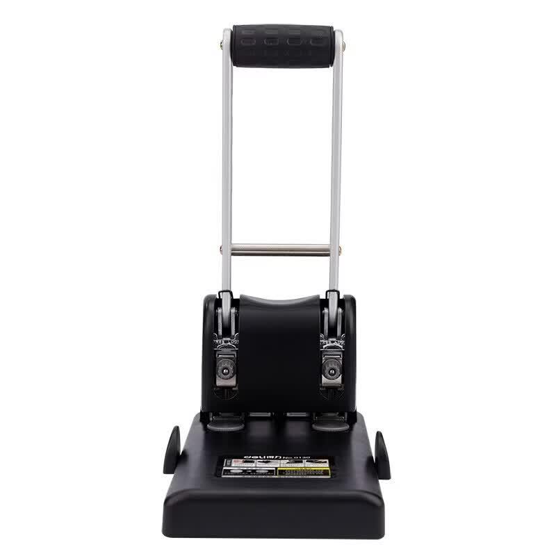 Deli Heavy-Duty 2-Hole Paper Punch CN plug (adapter included)