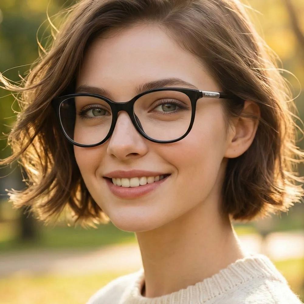 Burberry BE2128 3001 Horn-rimmed Glasses
