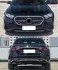Designed for the New Mercedes-Benz E-Class: Front Bumper Black Crescent and Wind Knife for E260, E300L, E350eL Sport Version W214.
