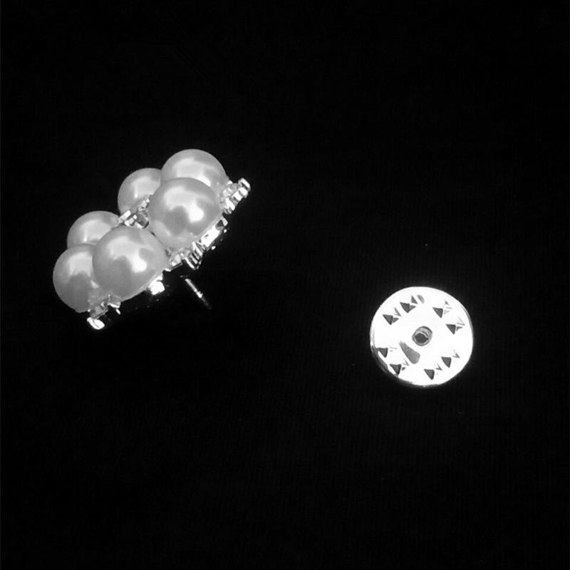 

Брошь-шаль в виде цветка со стразами и жемчугом для женщин