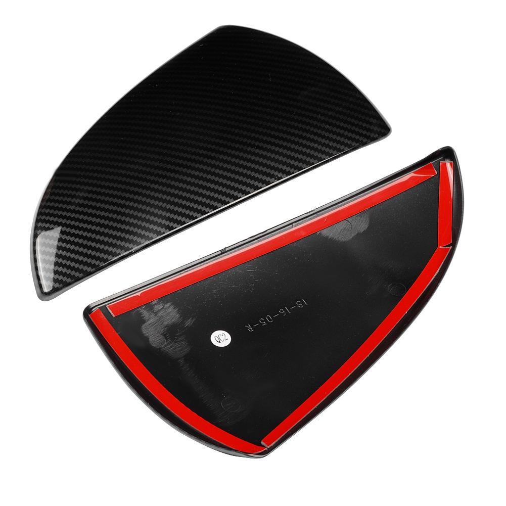 Σετ 2 τεμαχίων Διακοσμητικά Καλύμματα Καθρεπτών Αυτοκινήτου για Lexus ES200 18 19 (Μαύρο από ανθρακόνημα)