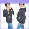 Cozy And Warm Mom's Maternity Kangaroo Hoodie Mum Dad Baby Wrap Carrier Pet Holder