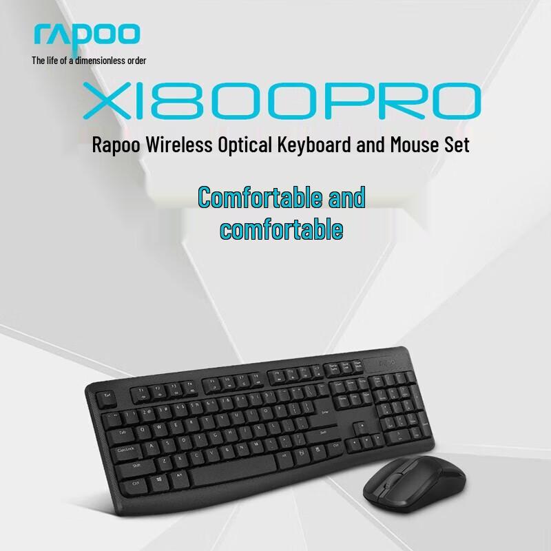 Rapoo X1800Pro Wireless Keyboard and Mouse Combo