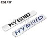 Car Styling Hybrid 3D Rear Trunk Metal Chrome Zinc Alloy Emblem Badge Decal for Toyota Corolla Camry Prius Prado RAV-4 Tundra EA8