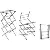 MODEZVOUS - Foldable and Extendable Metal Clothes Dryer - Foldable Drying Rack - Foldable Dryer - 3 Heights - 11 Bars - Resis[764]