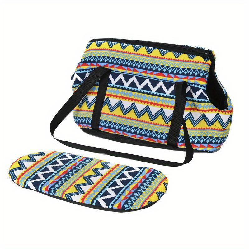 

Classic Pet Carrier For Small Dogs Cozy Soft Puppy Cat Dog Bags Backpack Outdoor Travel Pet Sling Bag Pet Supplies разноцветный