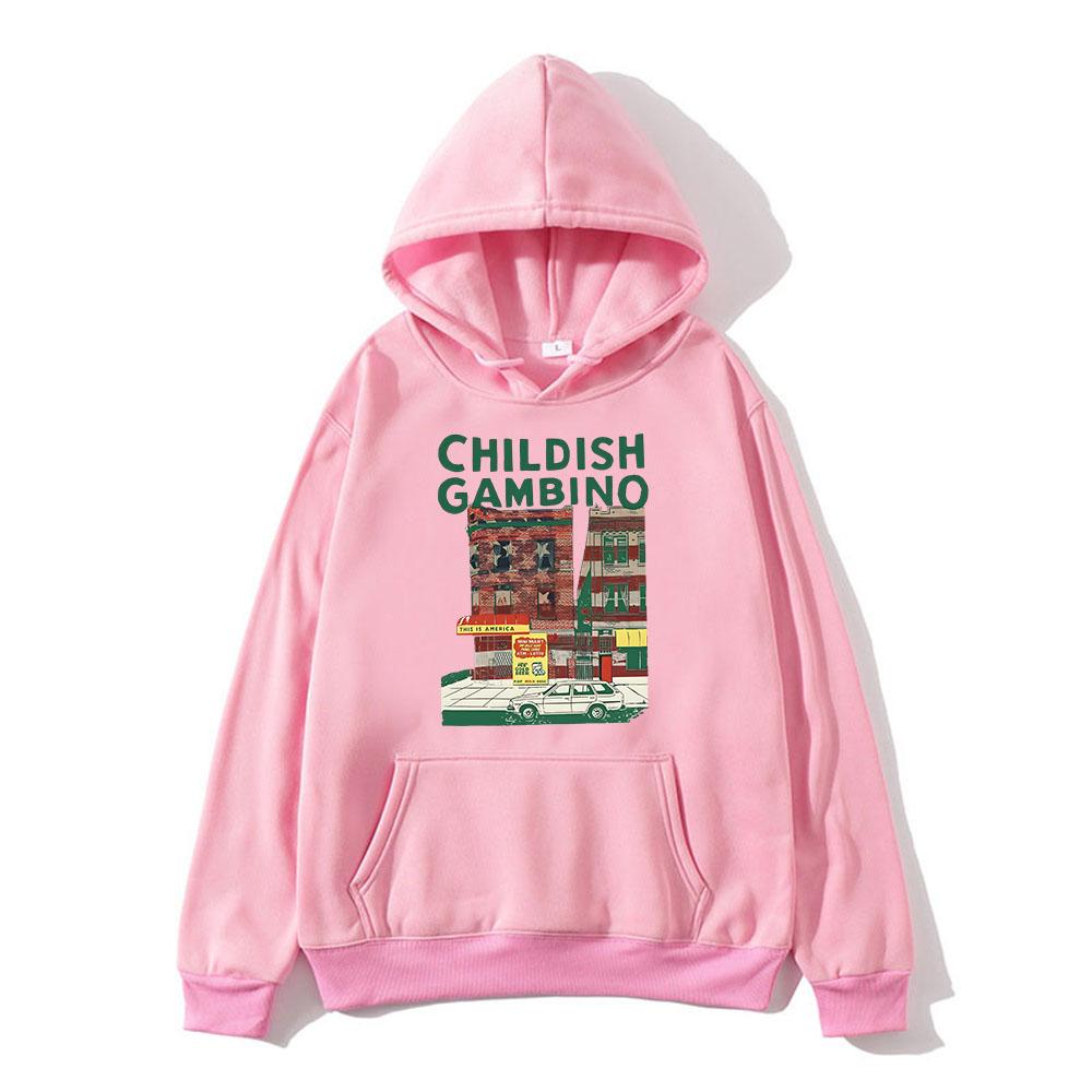 Childish Gambino Hoodies Ropa Hombre Long Sleeve Men Women Hooded Sweatshirts Sudaderas Fall Fleece Graphic Print