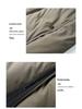 Mid-length Hooded Down Jacket for Men - Winter Casual Style with Warm White Duck Down