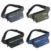 Mens Casual Sports Waist Bag With Waterresistant Nylon For Running And Outdoor Activities