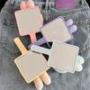 Cartoon Cute Plush Labubu Handheld Makeup Mirrors Compact Portable Handle Mirrors  Girly Heart Accessories Birthday Gifts