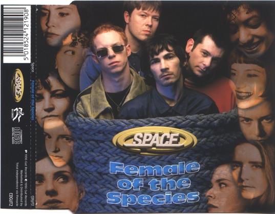 

CD SPACE Female Of The Species CDGUT2 Gut 1996 UK Dance Electronica Used