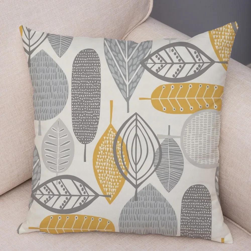 

Абстрактное искусство Чехол на подушку Декоративное геометрическое растение Дерево Цветок Наволочка для дивана Дом Машина 50x50cm фиолетовый