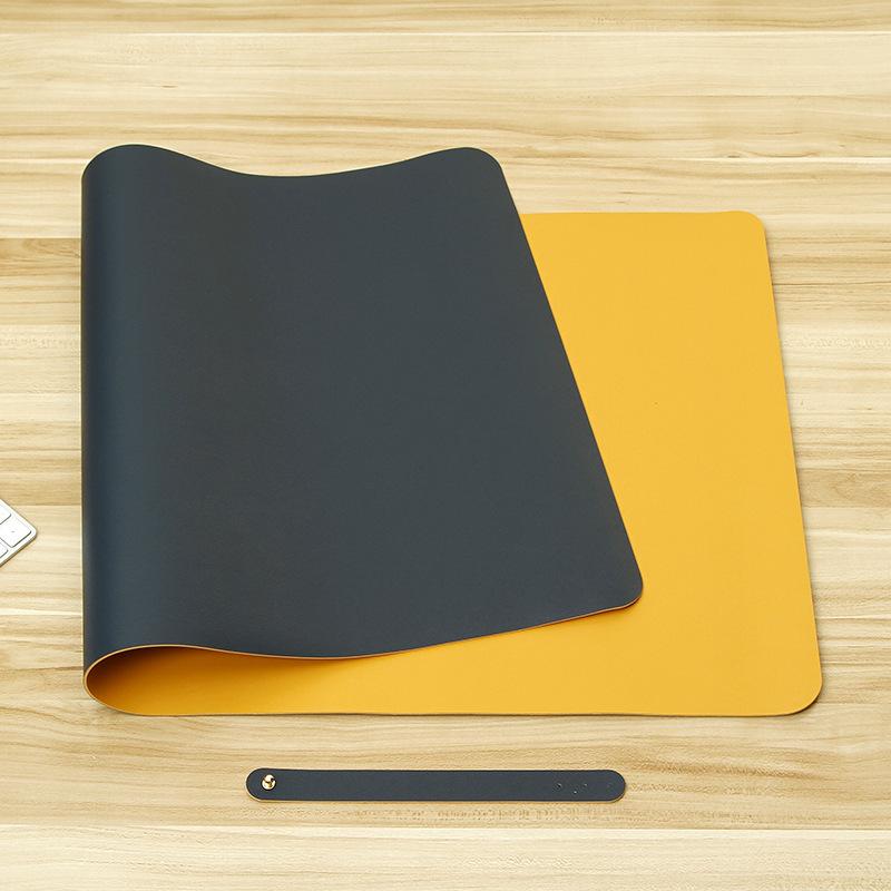 In-stock Large Leather Mouse Pad, Office Desk Pad, Waterproof and Oil-proof, Business Minimalist Desktop and Computer Desk
