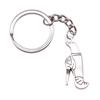 Electric Guitar Keychain Music Charm Graduation Memento Key Ring 28mm