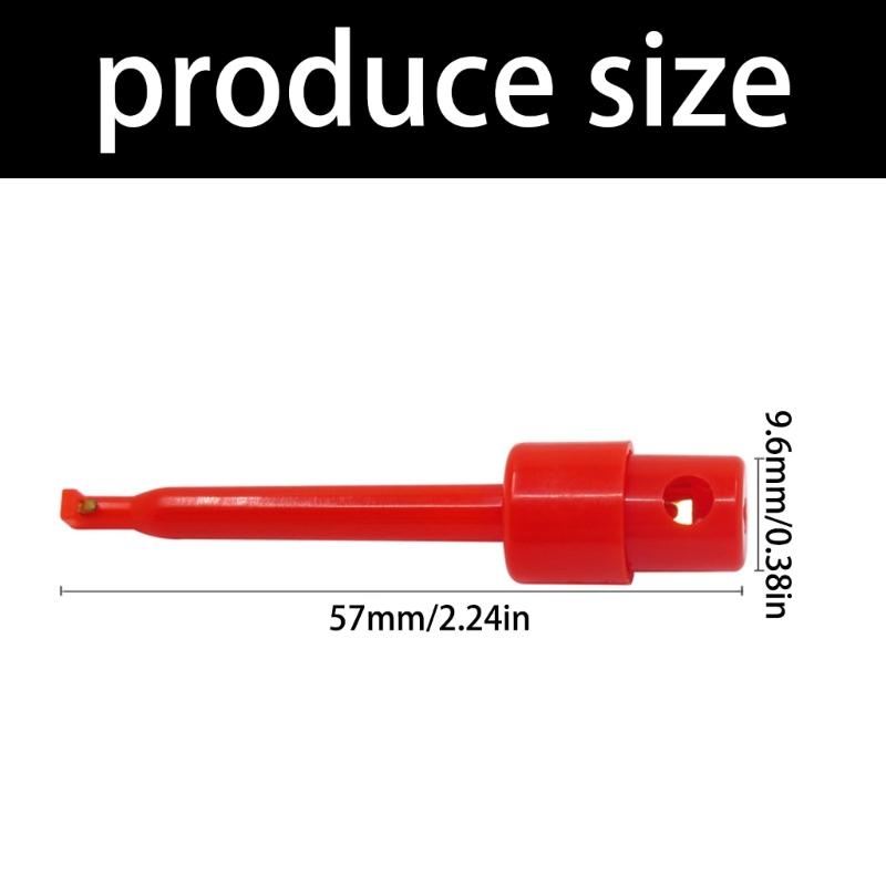 Accuracy Circuits Testing Hook with Spring Action Clip Strong Plastic Test Clip Set For Hands Without Electronics Repair