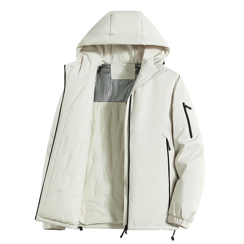 Loose Sports and Leisure Cotton-padded Clothes for Men and Women with The Same Trend Hooded Graphene Bread Clothes