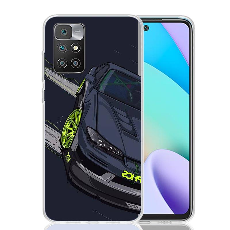 JDM Tokyo Drift Sports Car Male Men Case Phone Cover for Xiaomi Redmi 12 12C 10 10C 10A 9 9C 9A 9T 8 8A 7 7A 6 Pro 6A S2 K20 K30