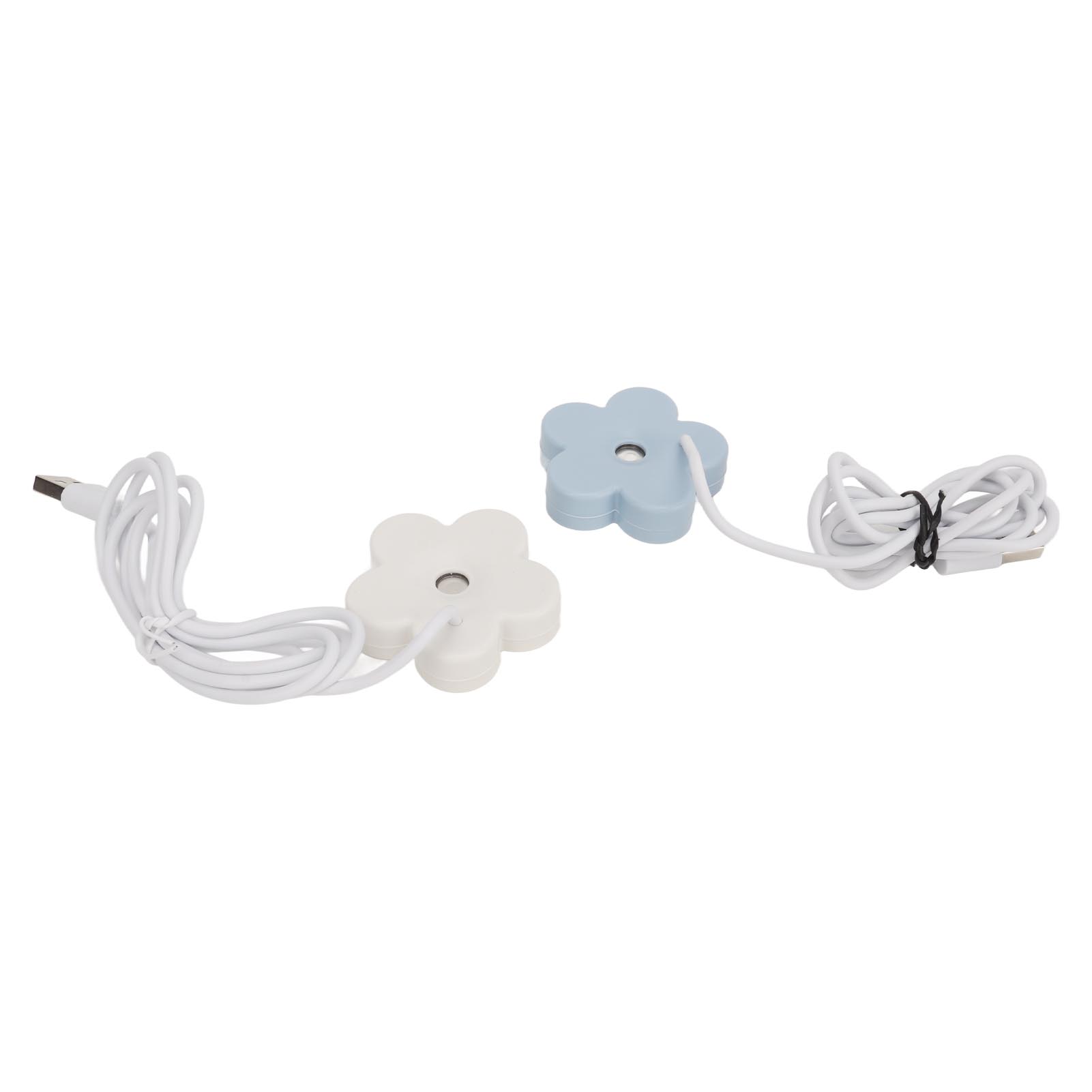 

Маленький увлажнитель воздуха USB в форме цветка, креативный, милый, распылитель тумана, портативный, водонепроницаемый, увлажнитель воздуха, белый, синий