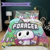 Forager Pattern Bedding,Quilt Set Quilt Cover Pillowcase Home Birthday Gift (1*duvet cover+2*pillowcase,without core)ASJT261020055