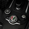 EKQNR1 3D Zinc Alloy Car Central Control Console Knob Logo Sticker Decoration Fit Alfa Romeo Giulia Stelvio