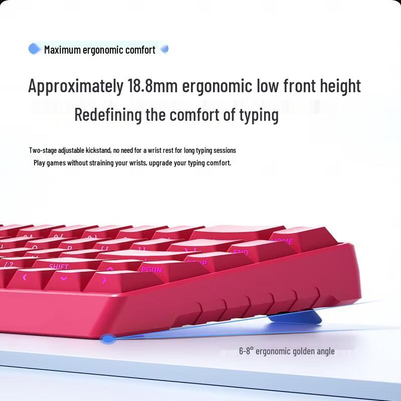 OLOEY Dual-Mode Bluetooth Silent Mechanical Keyboard