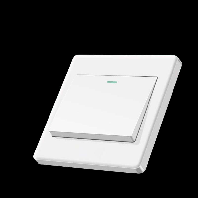 Dual-Bank Single-Gang Single-Pole Wall Switch