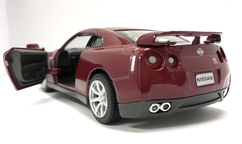 KiNSMART 2009 Nissan R35 Pullback Minicar Red 1/36 GT-R