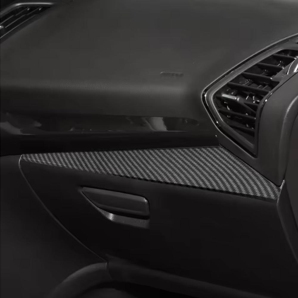For Ford Kuga Escape 2013 - 2019 LHD Glove Box Sticker Copilot Box Decoration Cover Trim Car Accessories
