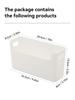 WORTHBUY Plastic Bag Storage Box Multifunctional Trash Bag Container Garbage Bag Holder Kitchen Cabinet Storage Organizer